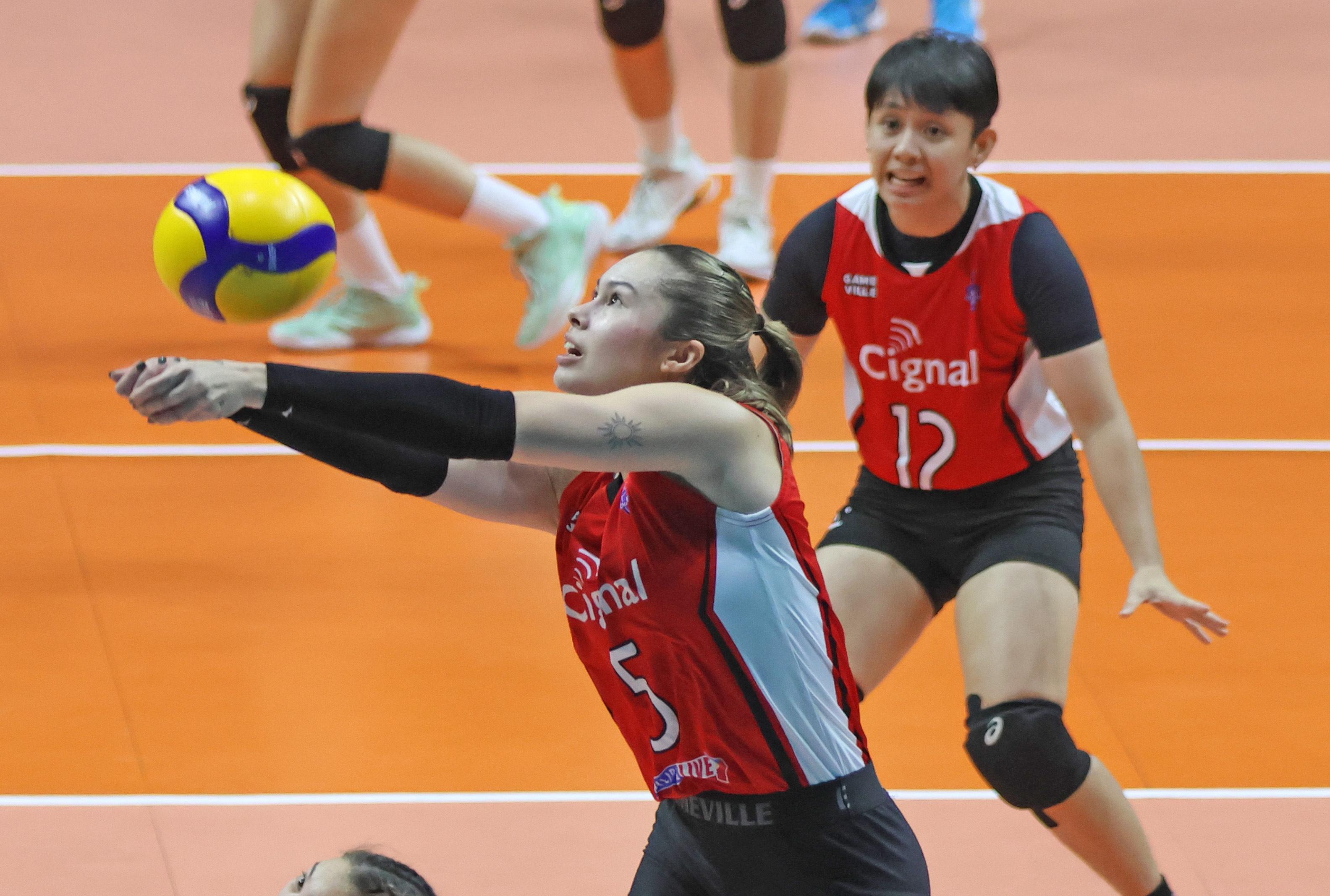 Cignal escapes gallant Benilde for elims sweep of PNVF Champions League