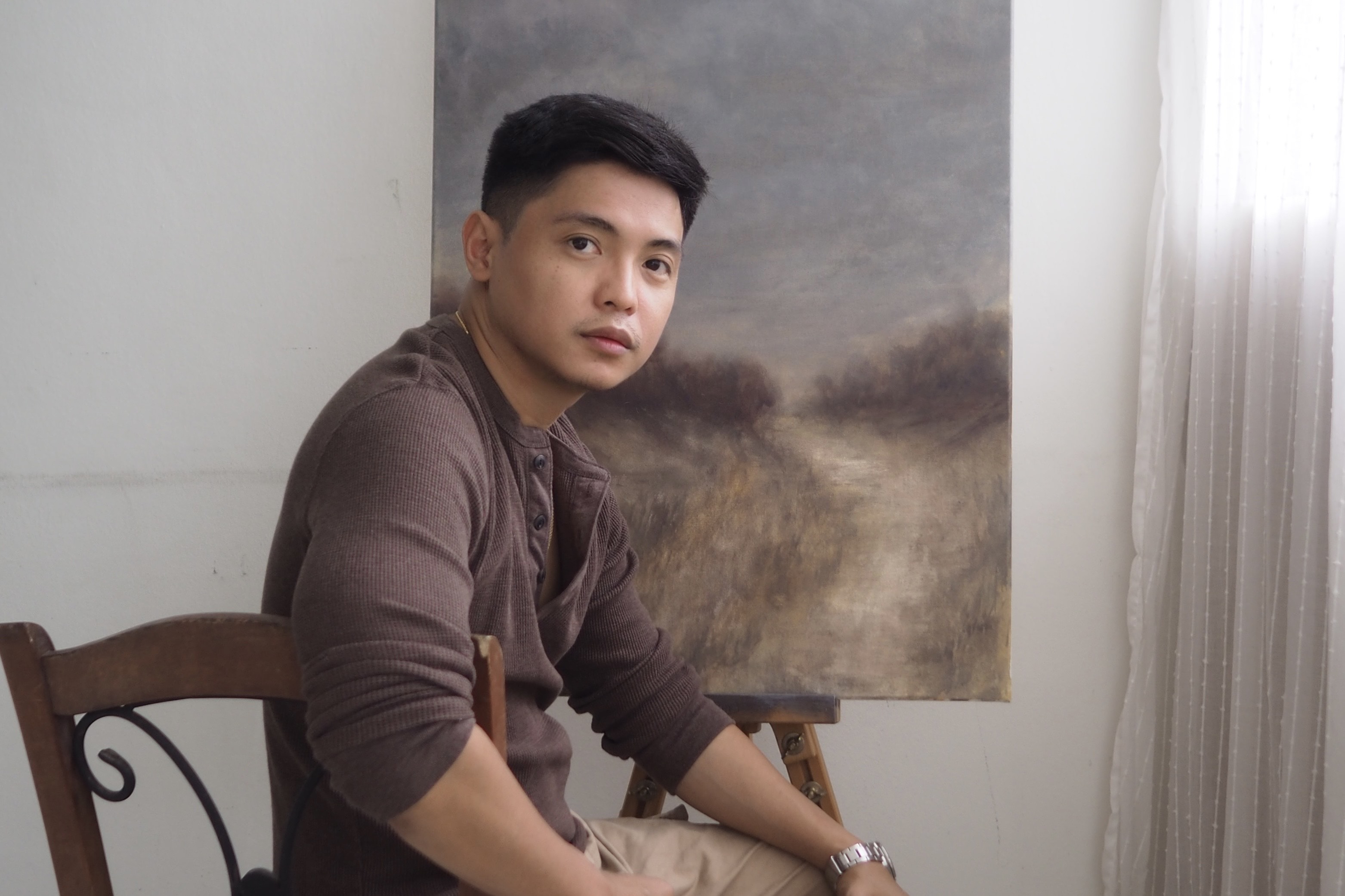 This Singapore-based Filipino architect rediscovered painting in the pandemic. Now he is in Art Fair Philippines