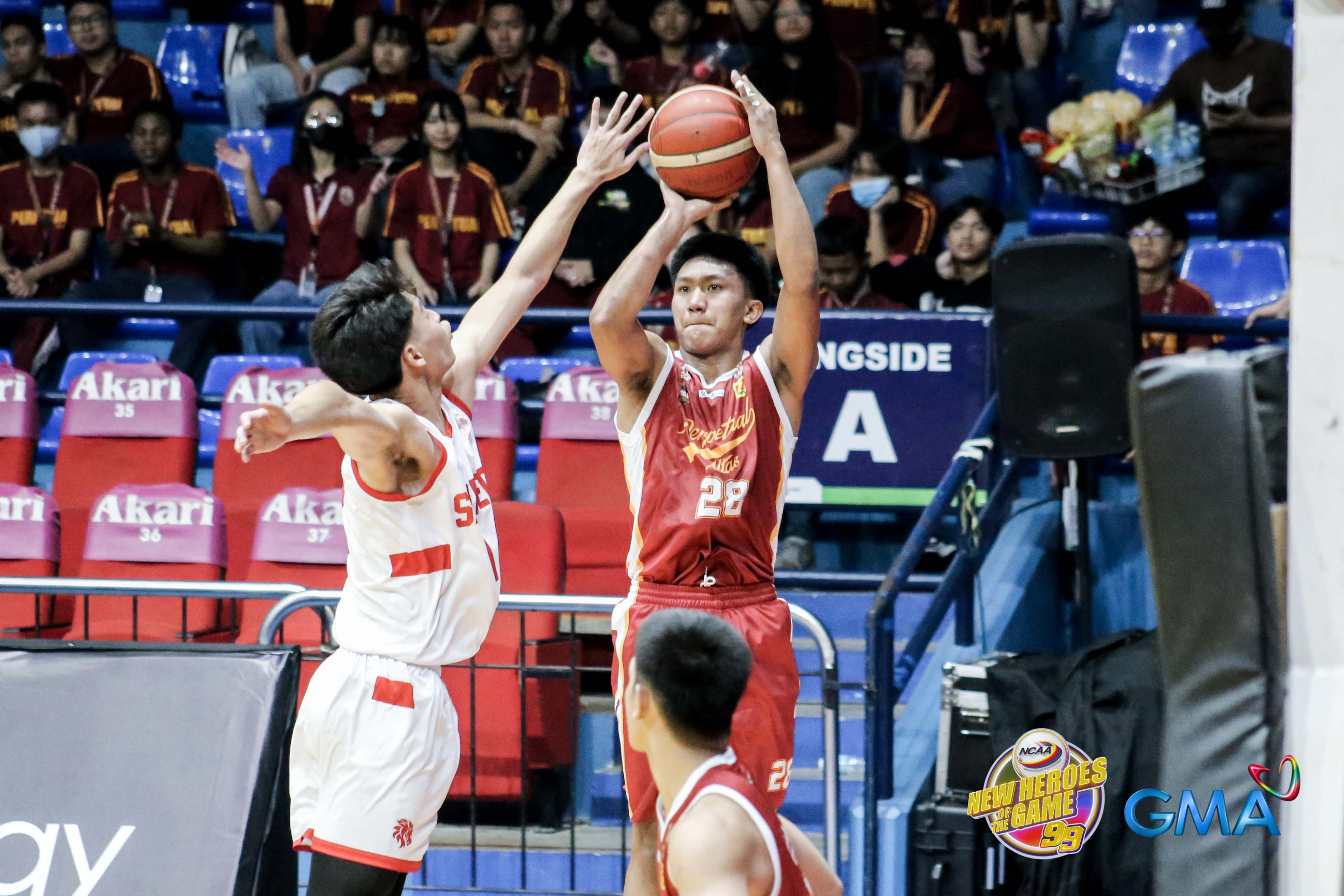 Perpetual pulls away late vs. San Beda to go 4-0 in NCAA juniors