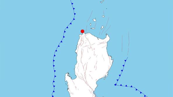 A 5.4 magnitude earthquake strikes Pagudpud, Ilocos Norte