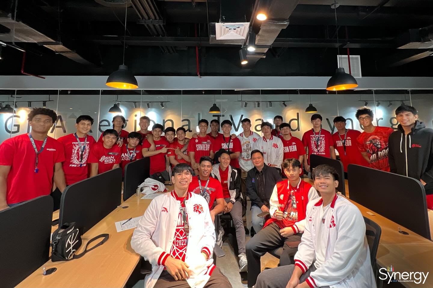 San Beda Red Lions In GMA Network's Social Media Literacy Masterclass