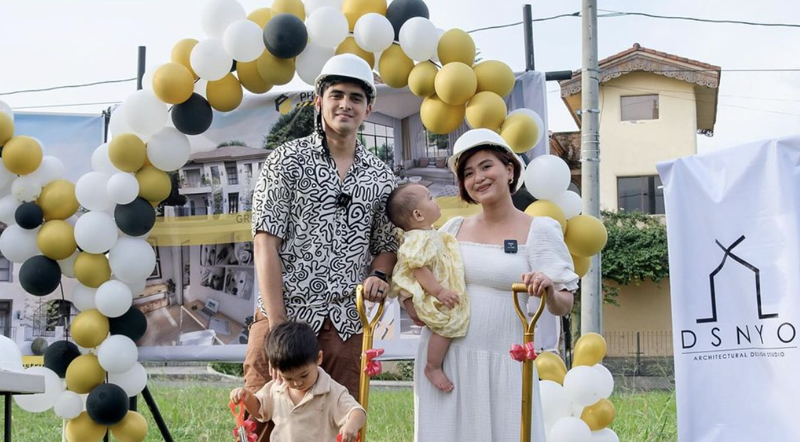 Juancho Triviño and Joyce Pring break ground to build dream home