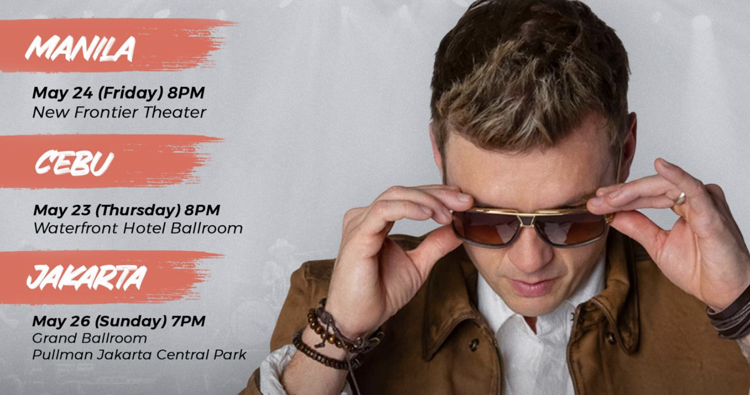 Backstreet Boys’ Nick Carter set to perform in Manila and Cebu in May 