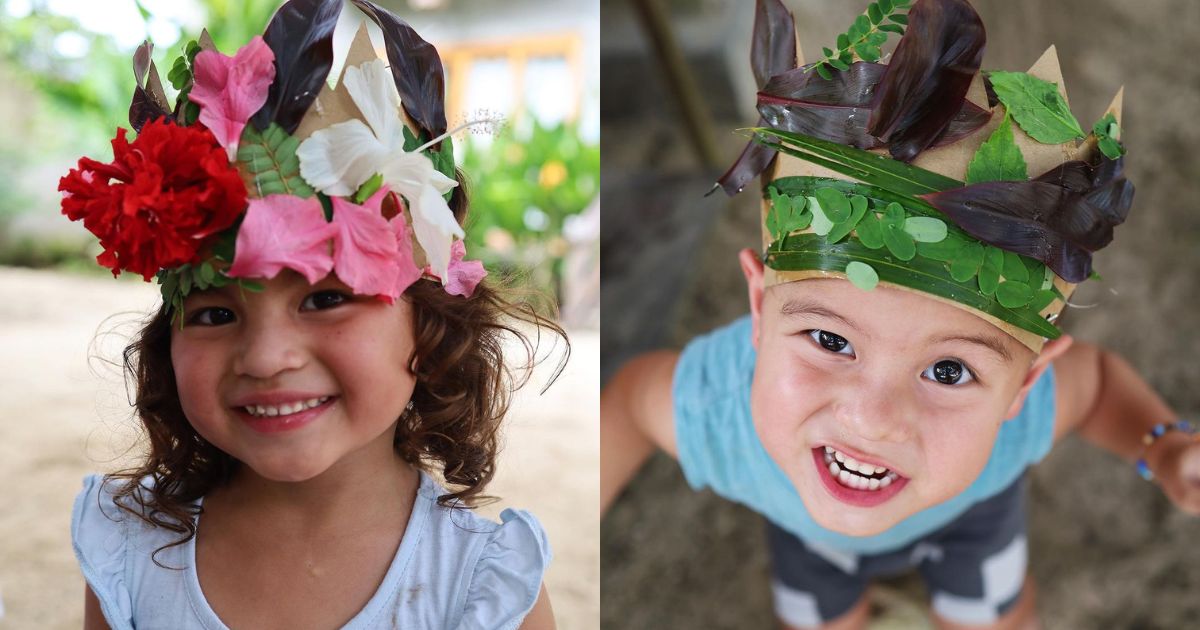 Andi Eigenmann's children Lilo, Koa look adorable in DIY flower crowns