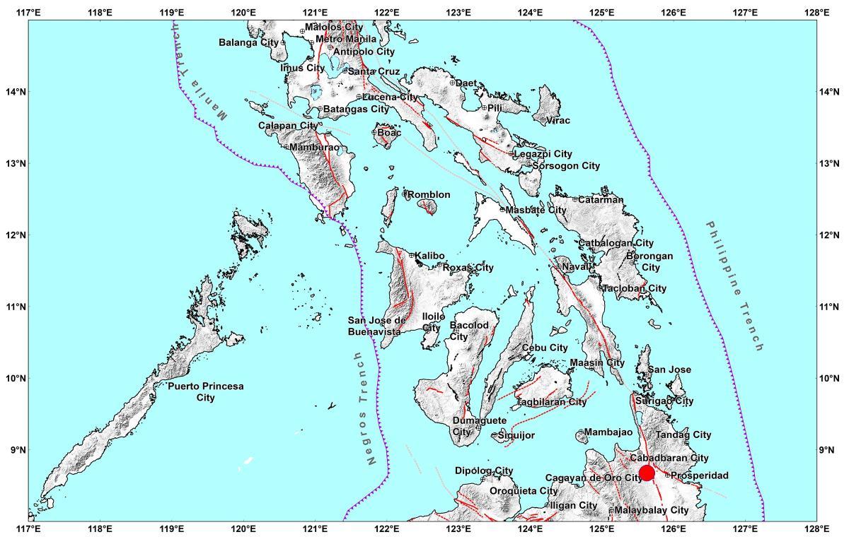 Magnitude 5.9 earthquake strikes Agusan del Sur