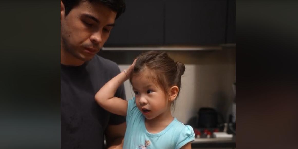 Erwan Heussaff and daughter Dahlia make tomato sauce, and Anne Curtis is impressed