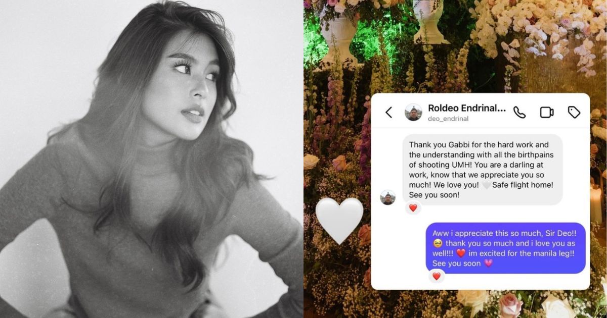 Gabbi Garcia mourns Deo Endrinal, shares heartwarming message from late TV exec