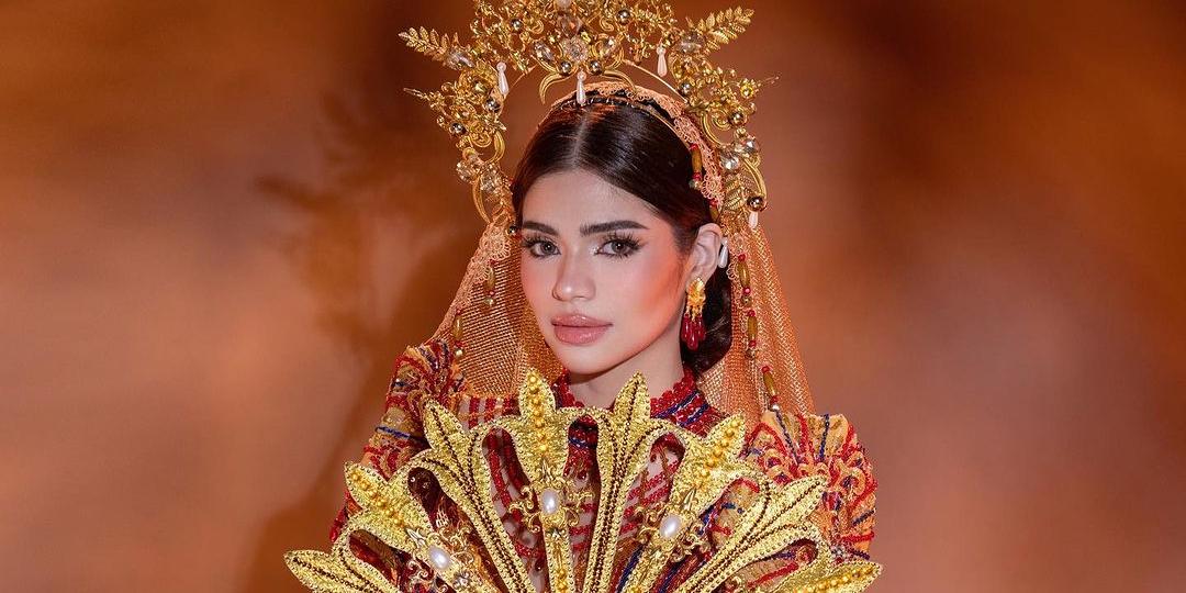 Gwendolyne Fourniol takes inspiration from Ilonggo textiles for her Miss World National Costume