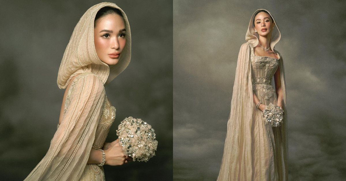 Heart Evangelista is an ethereal bride in renewal of vows with Chiz Escudero