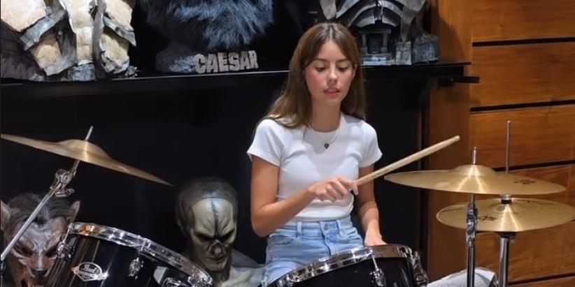 Chesca Garcia shares impressive video of daughter Kendra playing drums