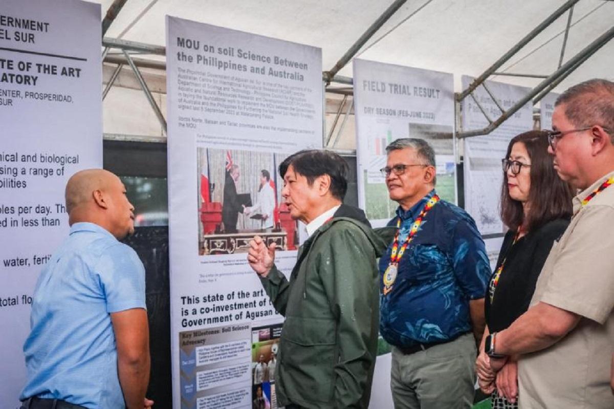 Marcos vows to boost agri productivity with soil laboratory in Caraga