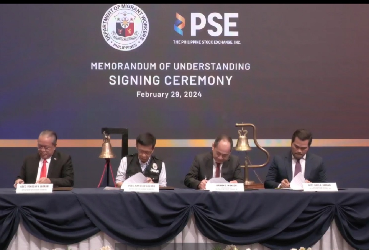 DMW, PSE ink MOU on OFW financial literacy