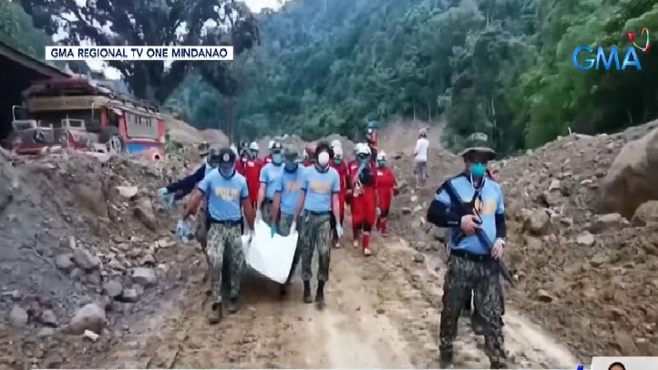 Davao de Oro landslide fatalities now 55 --local gov't thumbnail