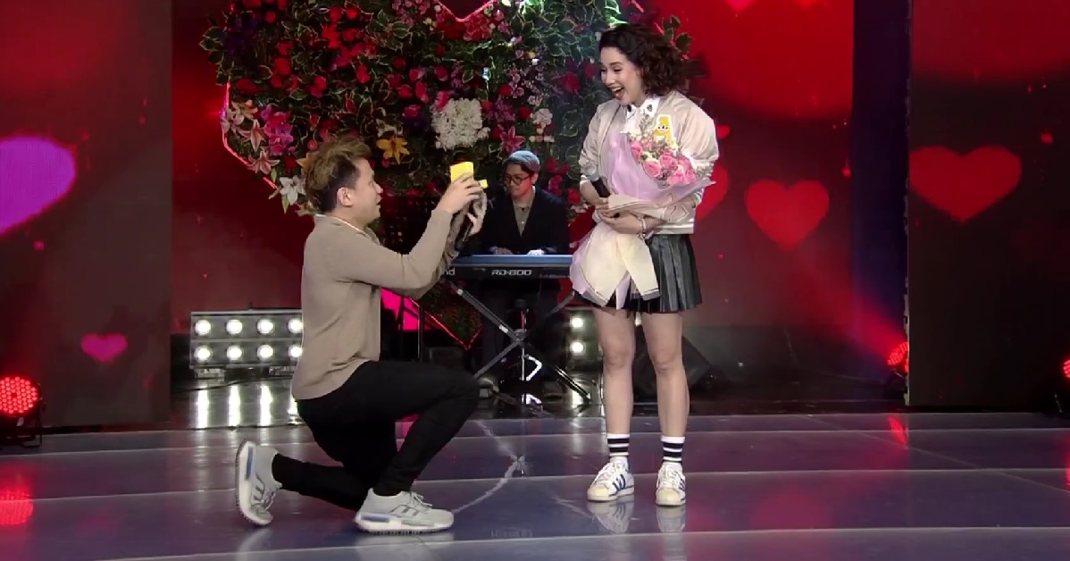 Yael Yuzon proposes to Karylle on 'It's Showtime': 'Will you marry me again?'