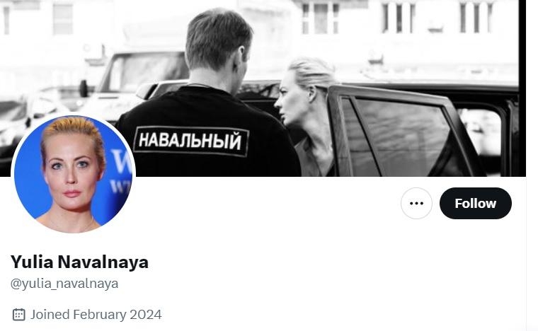 X says it briefly suspended Yulia Navalnaya”s social media account due to error