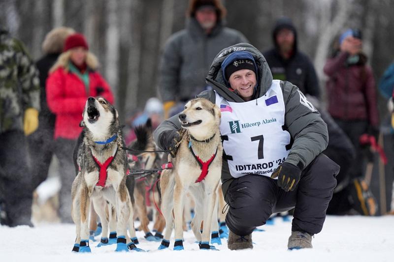 Official restart of the 52nd Iditarod Trail Sled Dog Race Photos