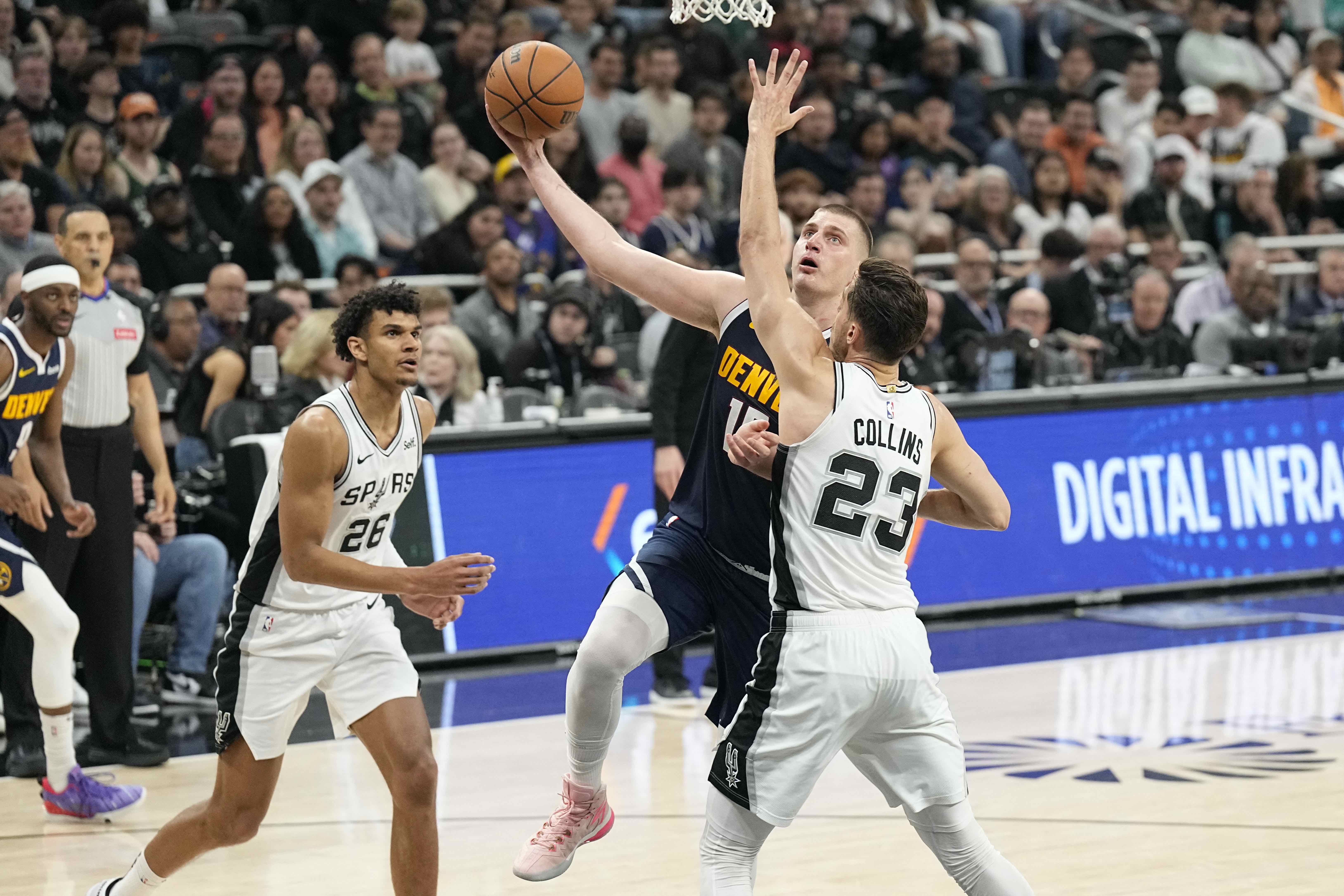 NBA: Nikola Jokic, Nuggets handle Spurs in Austin