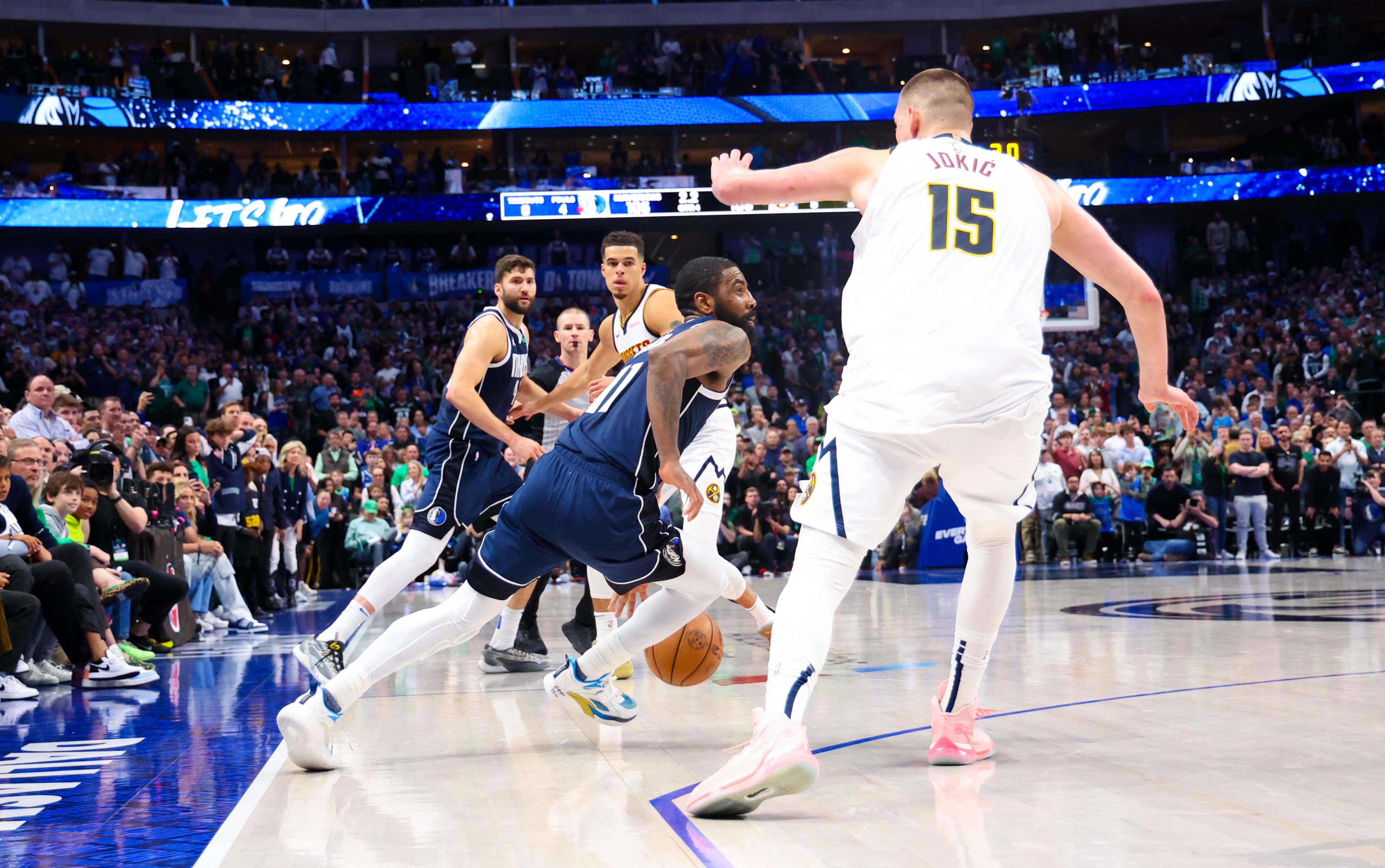 NBA: Kyrie Irving buzzer beater lifts Mavericks past Nuggets