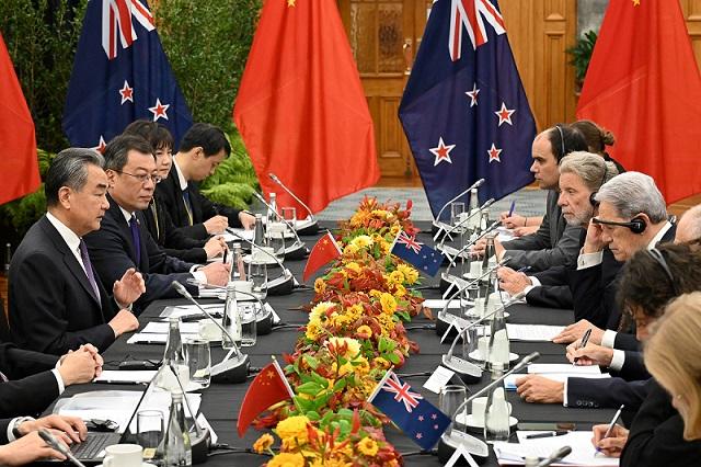 New Zealand raises South China Sea, Taiwan tensions during China foreign minister”s visit