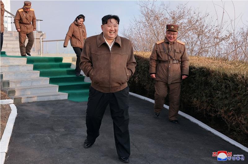 North Korea leader Kim guides new solid-fuel engine for hypersonic missile, KCNA says
