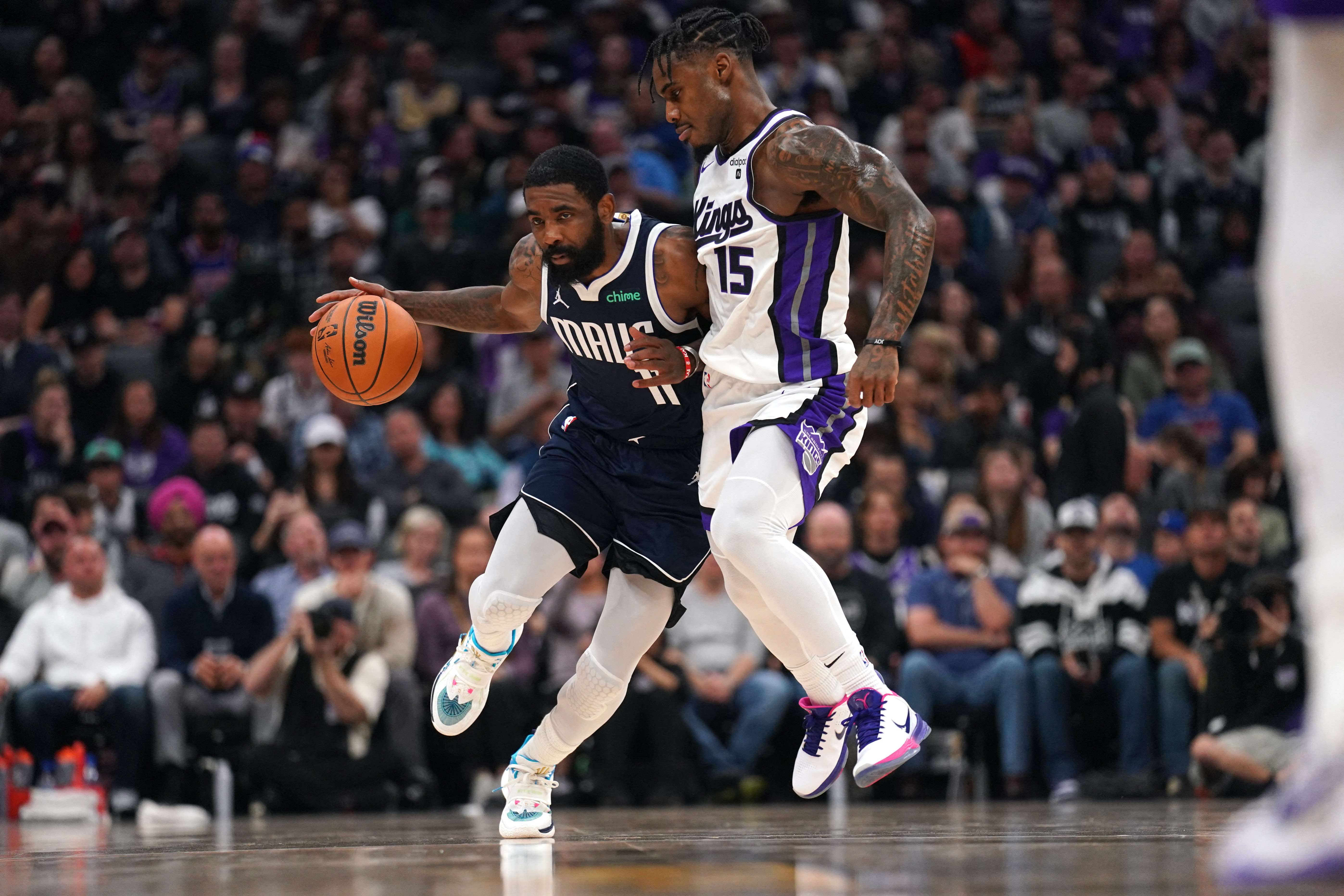 NBA: Kyrie Irving, Luka Doncic lead Mavs to road sweep of Kings