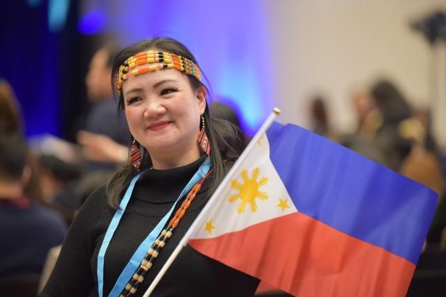 Flora Olida, a production operator in Prague, said housing for informal settlers should be prioritized. Olida joined the event as a volunteer along with other members of the Igorot in the Czech Republic. JAY-VEE MARASIGAN PANGAN 
