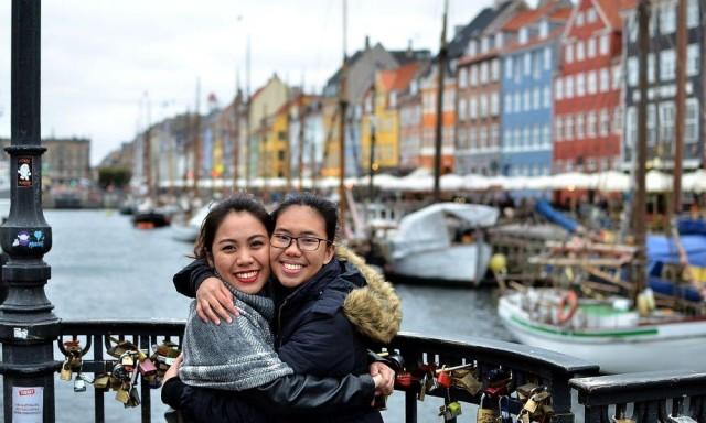 The author with her Ate Nadene