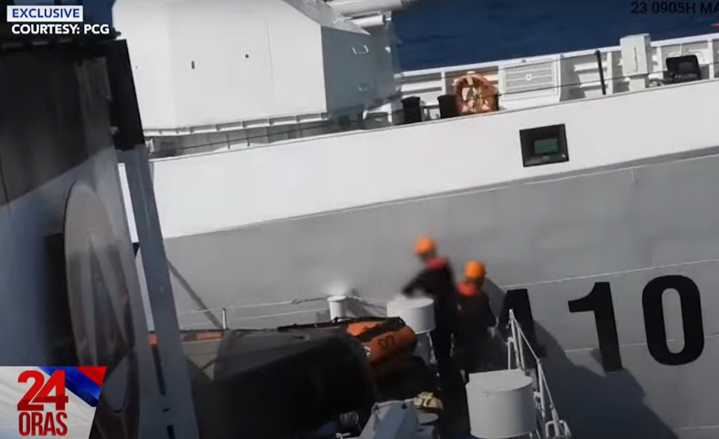 PCG vessel hits China coast guard ship that blocked its path