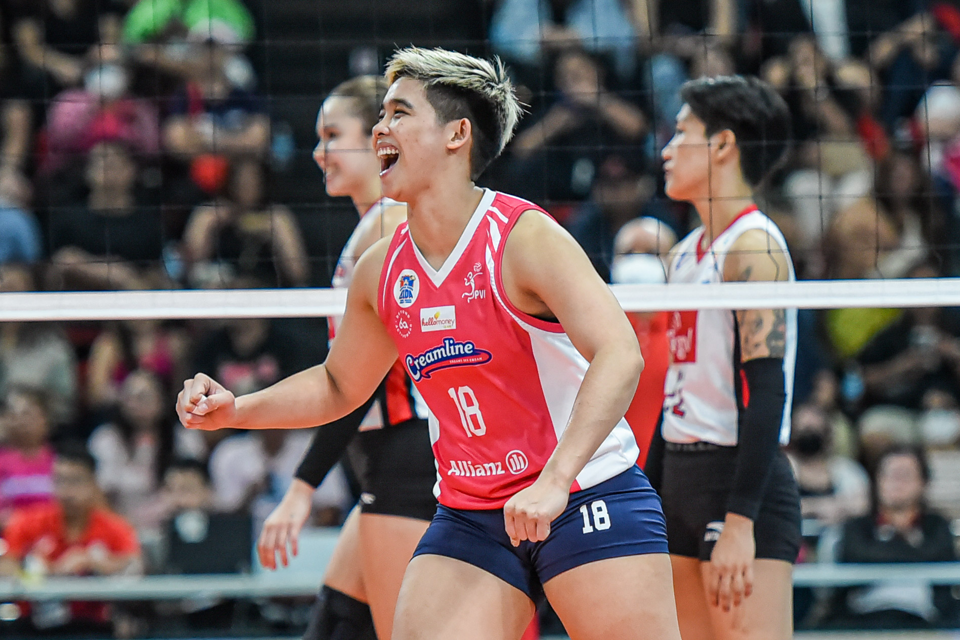 Tots Carlos shows guts as Creamline survives Cignal in wild finish