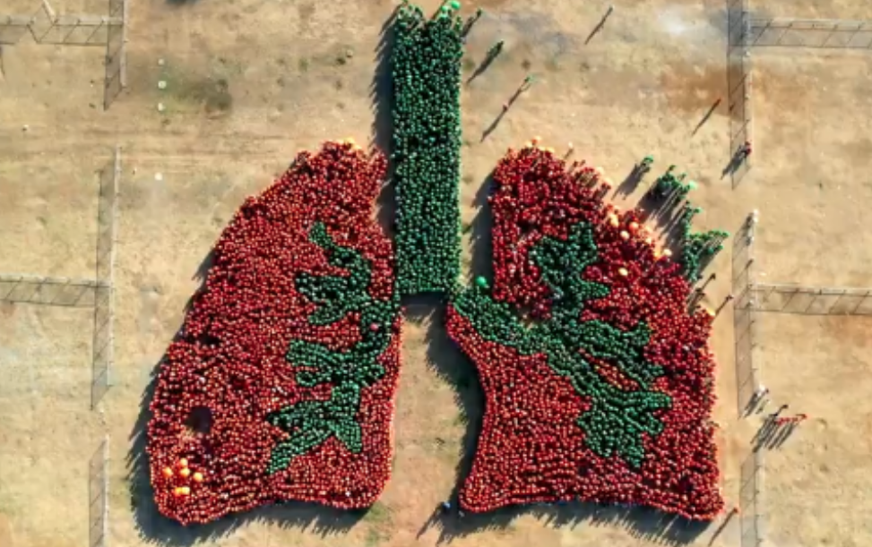 PH sets new Guinness World Record for ‘largest human lung formation”