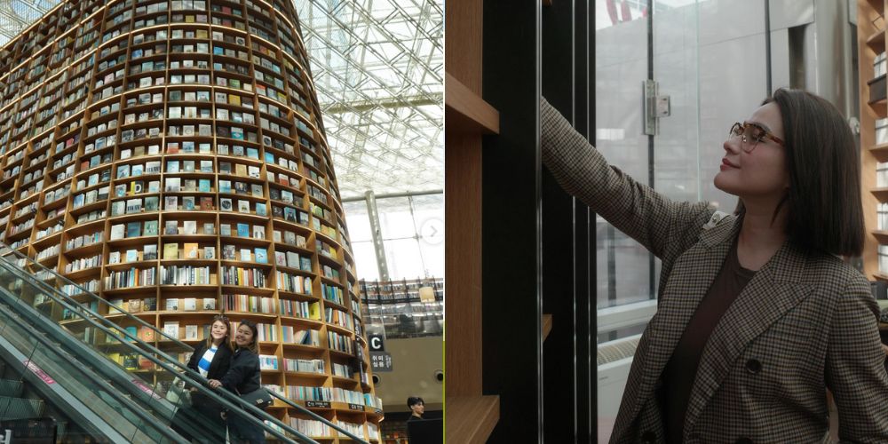 Bea Alonzo explores Instagram-famous Starfield Library in South Korea