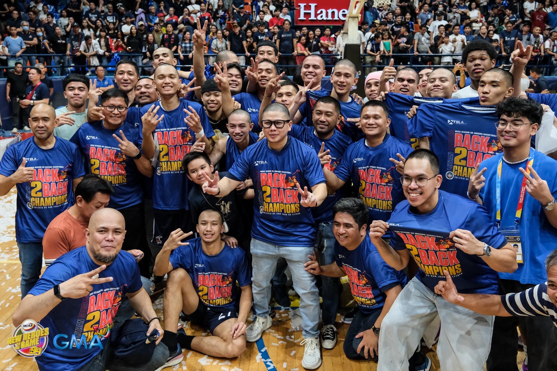 Letran Squires win NCAA Season 99 Juniors Basketball crown