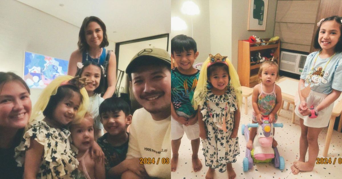 Angelica Panganiban's daughter Amila Sabine meets John Prats's kids