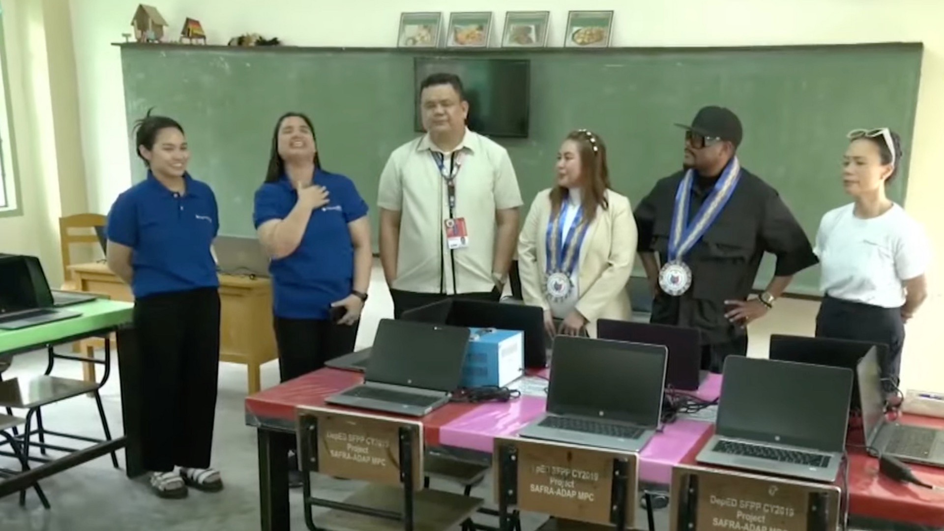 Apl.de.Ap. visits his Pampanga high school, collaborates with Khan Academy PH and Accenture PH to donate 50 laptops