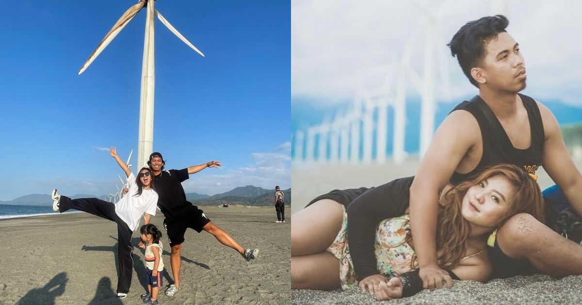 Viy Cortez, Cong TV recreate old photo with son Kidlat