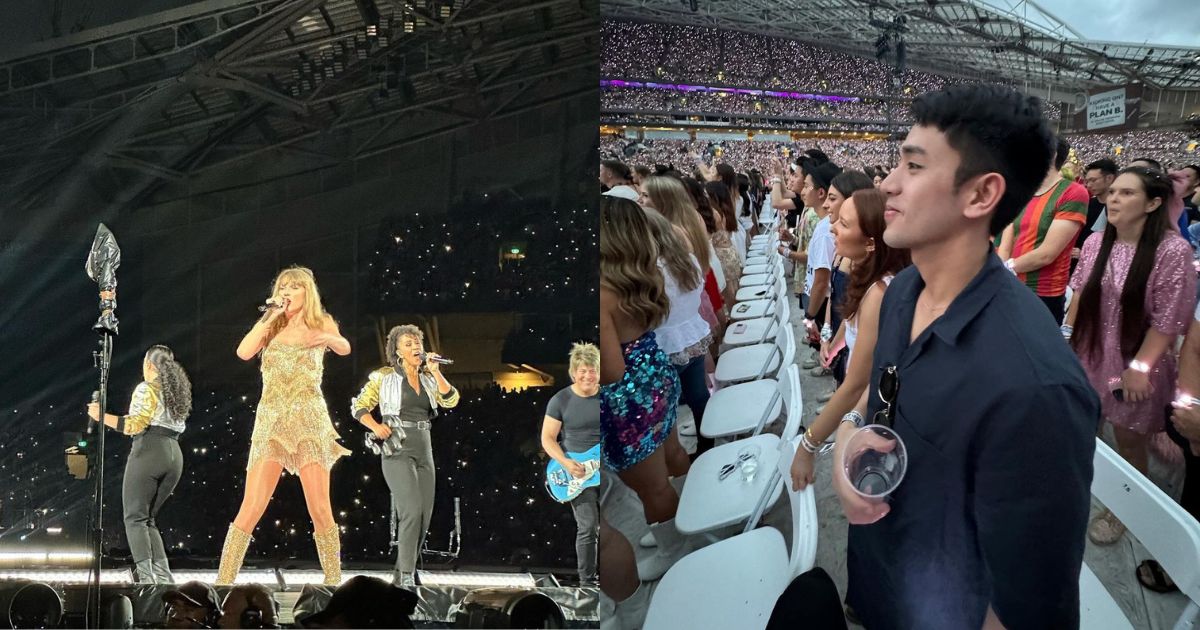 David Licauco shares snaps from Taylor Swift's 'The Eras Tour' in Sydney