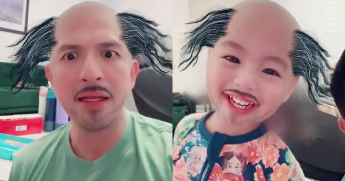 Dennis Trillo pokes fun at daughter Dylan once again with funny TikTok filter