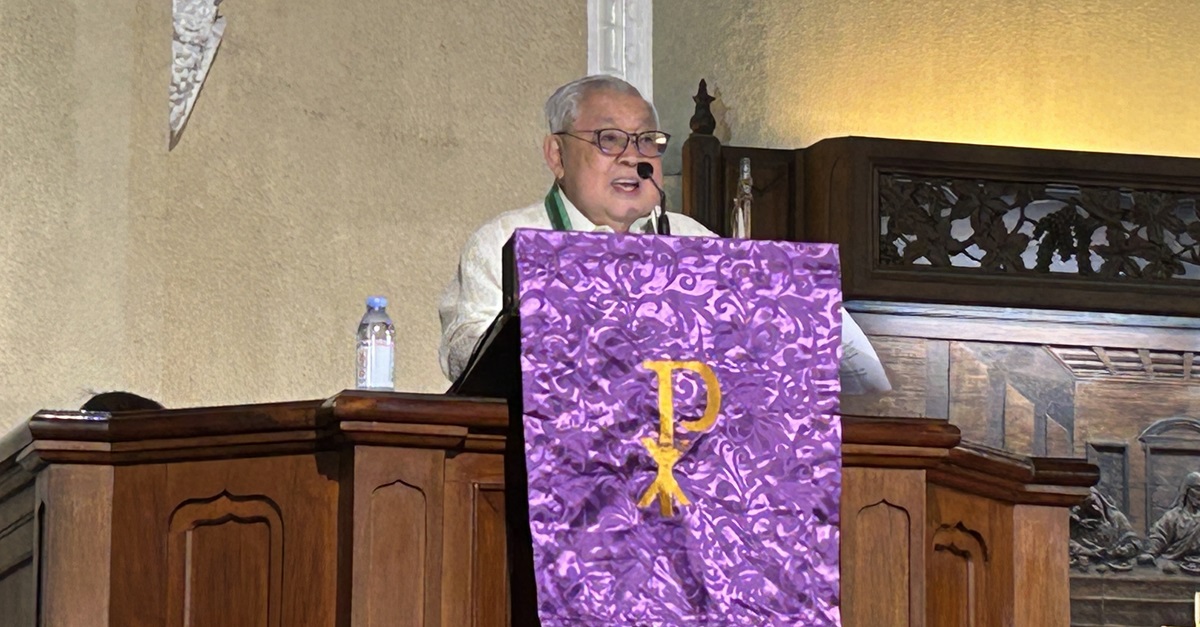 GMA Network chairman Felipe L. Gozon serves as guest speaker at Central United Methodist Church's 125th anniversary