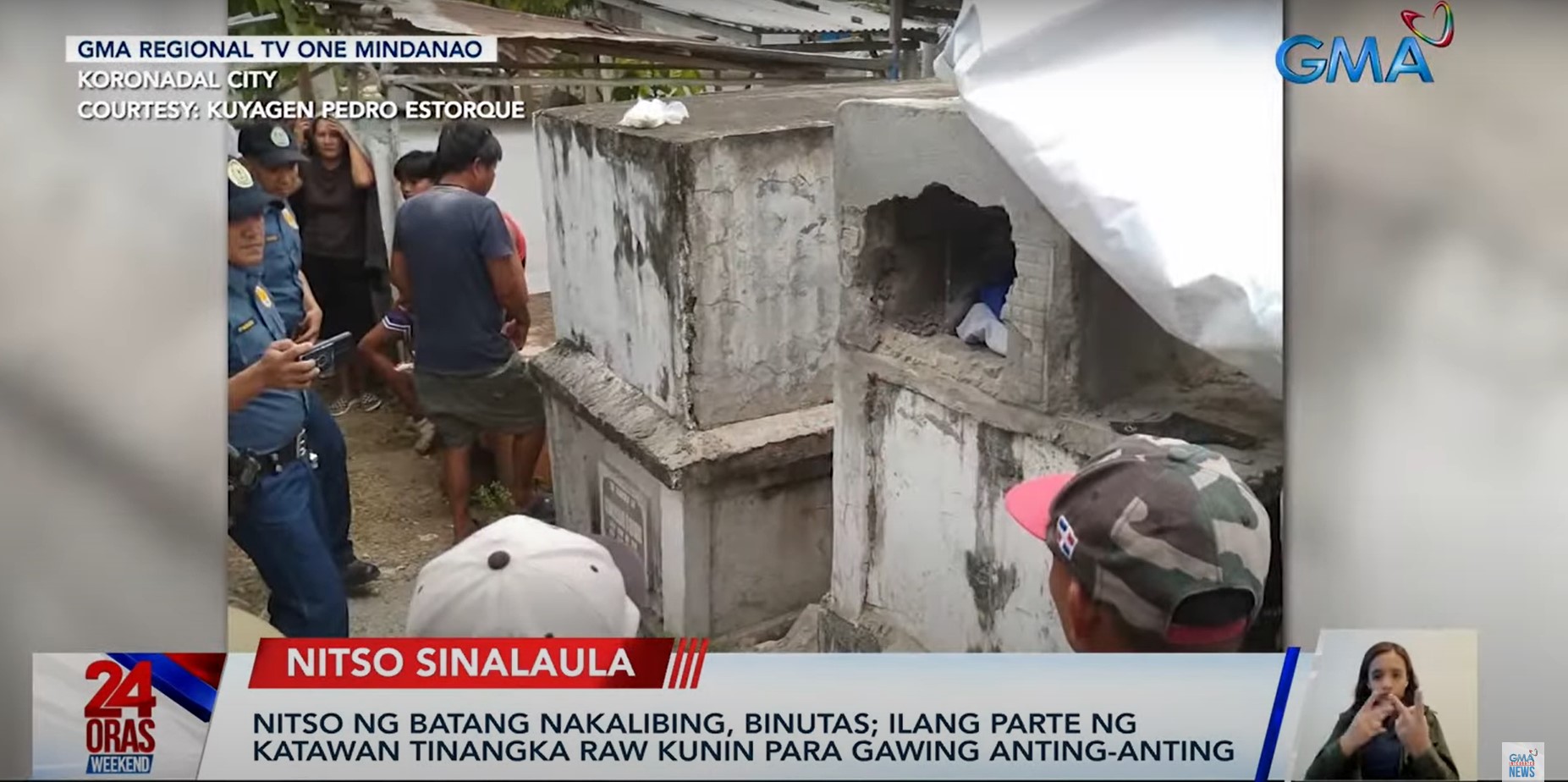 Grave robbers desecrate baby’s tomb in Koronadal