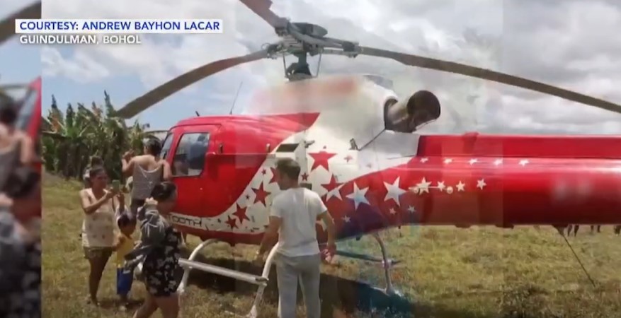 Kite believed to have caused helicopter’s emergency landing in Bohol