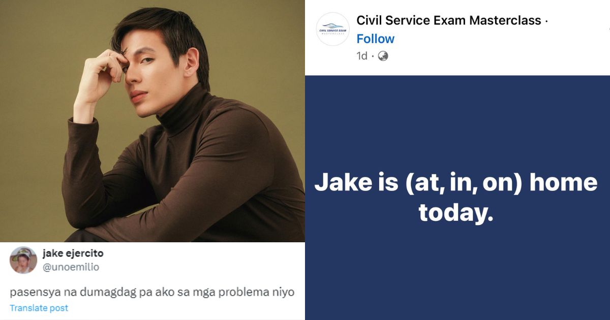 Jake Ejercito pokes fun at sample question on Civil Service Exam Masterclass