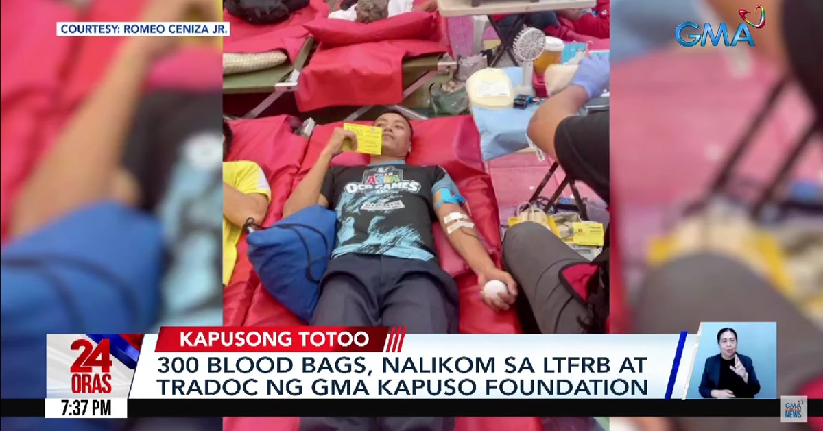 GMA Kapuso Foundation collects over 300 blood bags to build stocks ahead of Holy Week