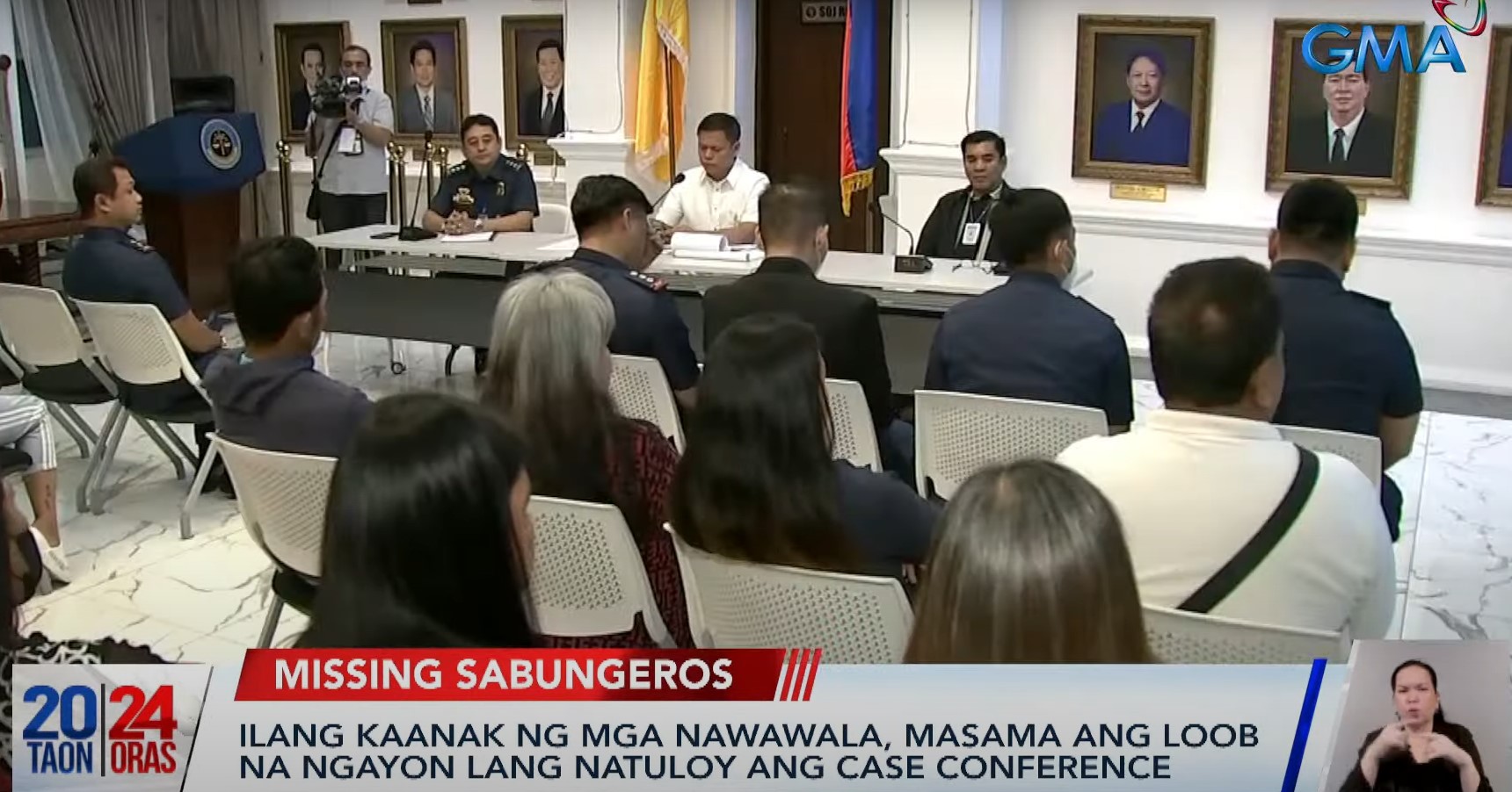 DOJ holds case conference for missing sabungeros as kin lament lack of progress