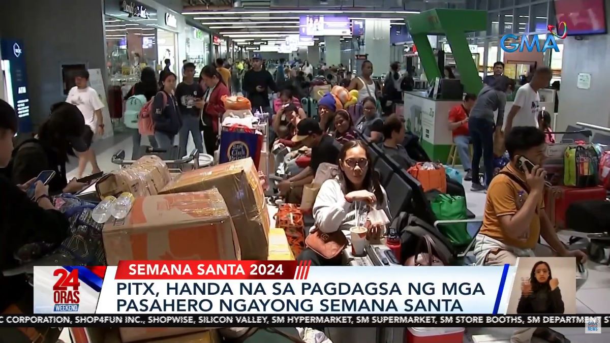 PITX records 130k passengers ahead of Holy Week break | GMA News Online