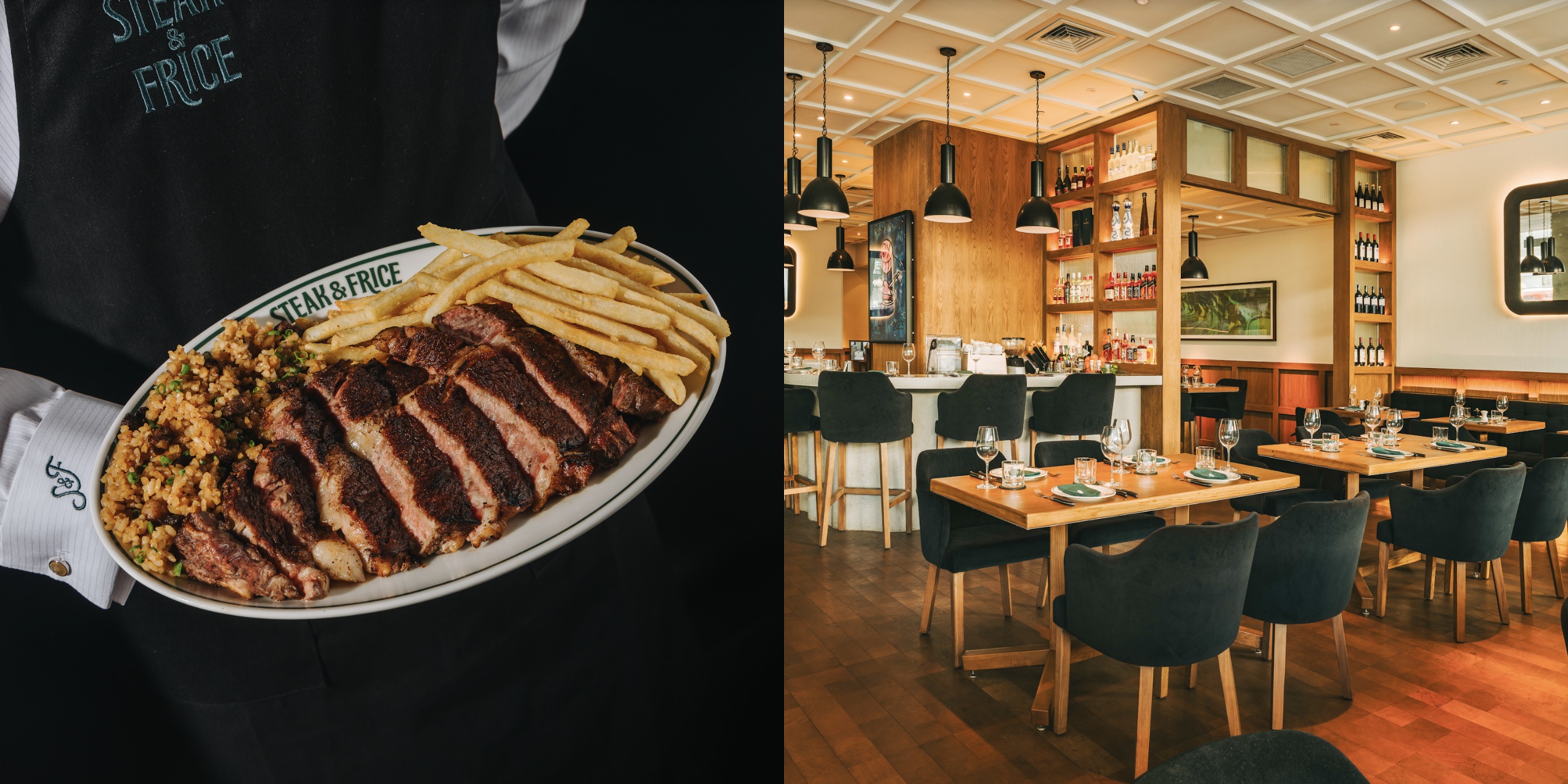 Steak with rice or fries? At this steakhouse, you can have both