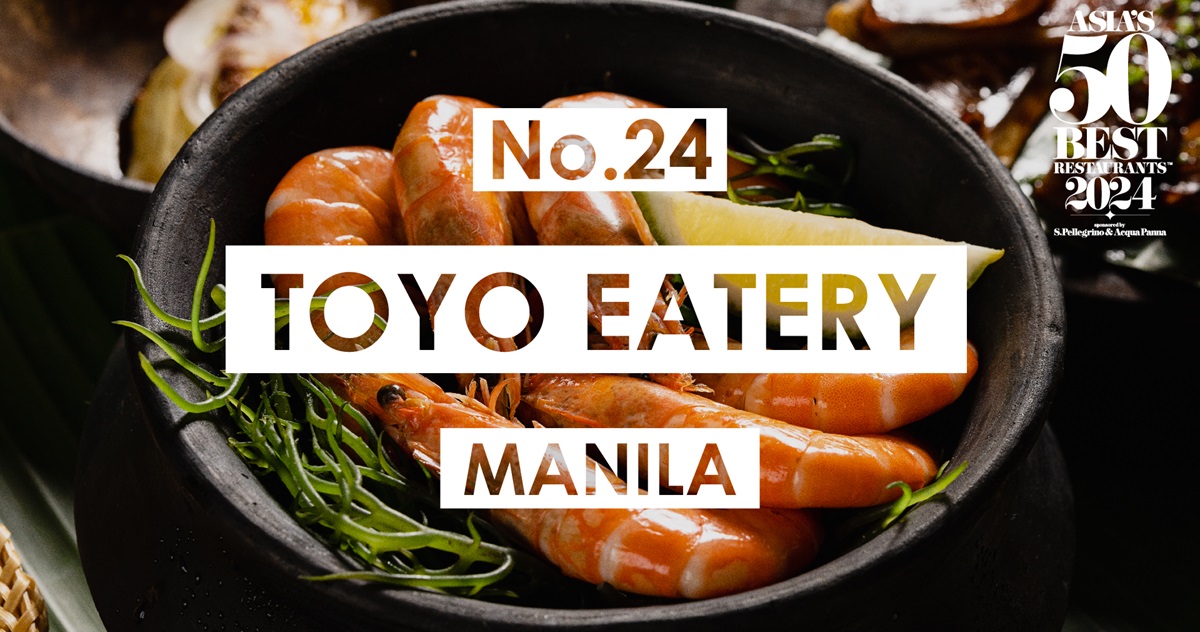 Philippines' Toyo Eatery is among Asia's 50 Best Restaurants anew