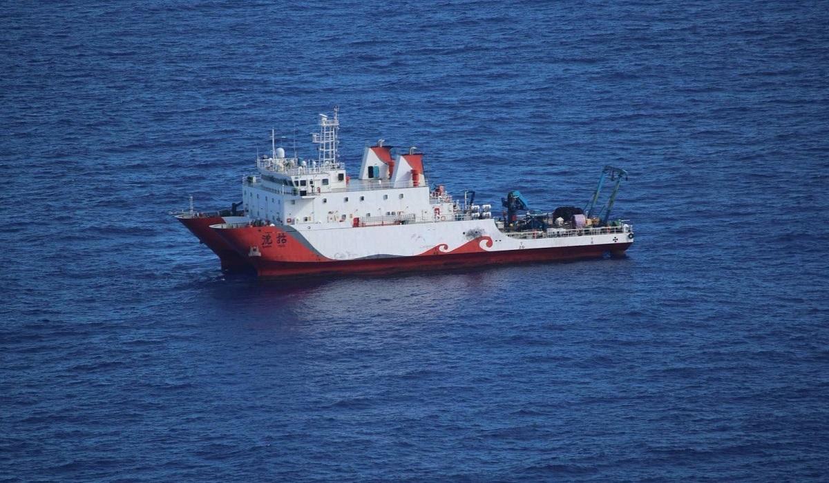 China-flagged research vessel turned ID system off -- AFP info