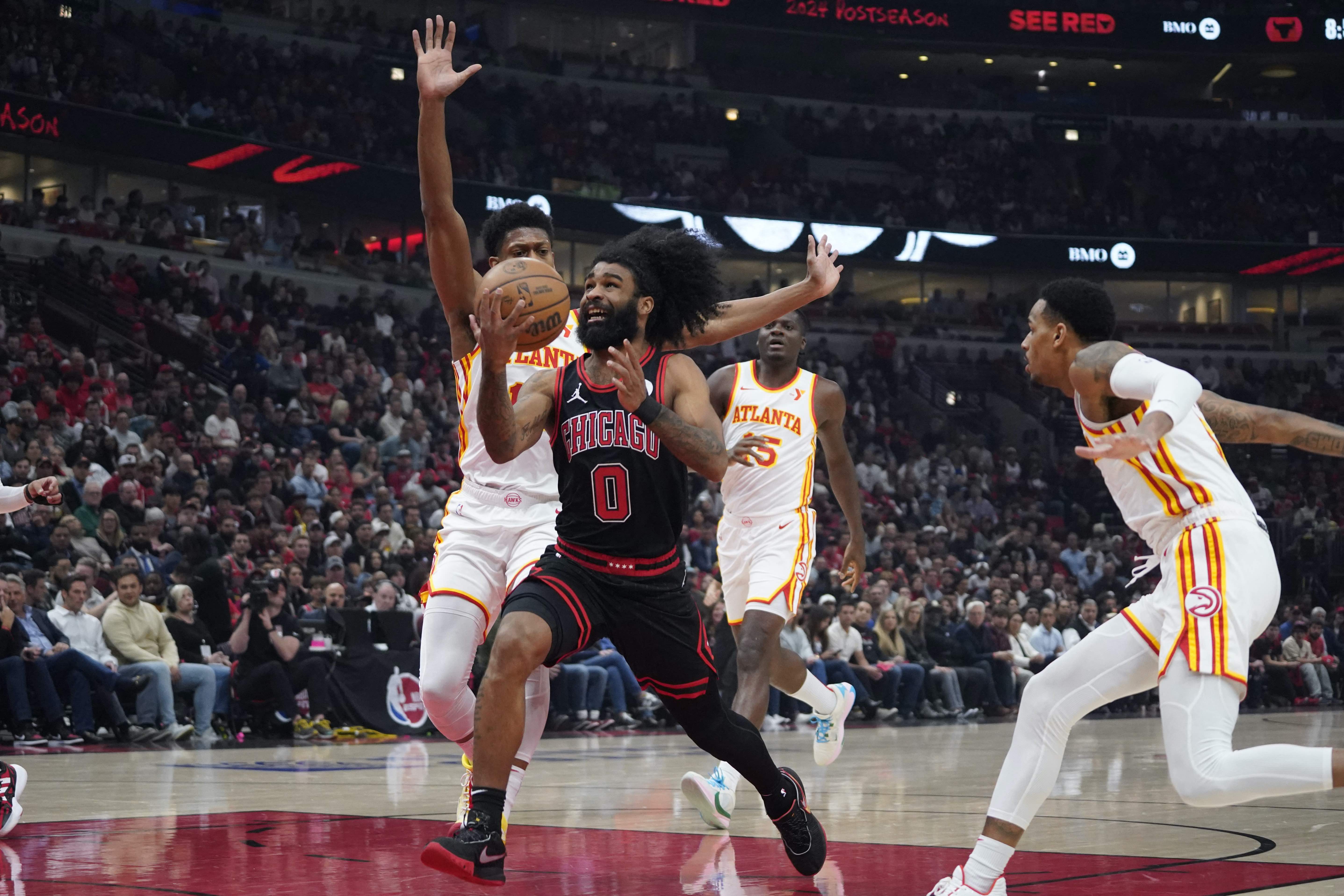 NBA: Coby White, Bulls hammer Hawks, earn date with Heat