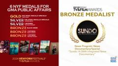 Taking home 1 Gold, 2 Silvers, 4 Bronze medals: GMA Network sweeps PH wins at NYF TV & Films Awards thumbnail