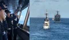 Mga barko ng Pilipinas, France, at U.S., sabay-sabay nang naglayag sa Sulu Sea; papunta rin sa West Philippine Sea thumbnail